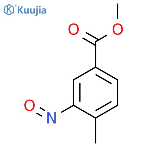 Benzoic acid, 4-methyl-3-nitroso-, methyl ester structure