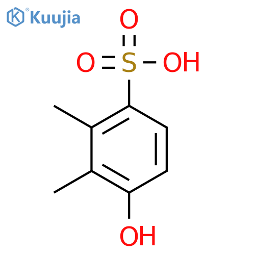 Benzenesulfonic acid,hydroxydimethyl- (9CI) structure