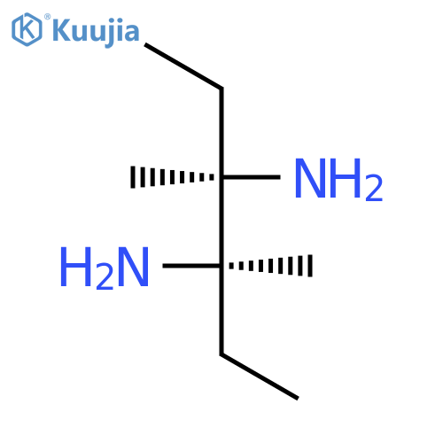 3,4-HEXANEDIAMINE, 3,4-DIMETHYL-, (3R,4R)- structure