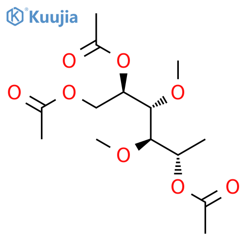 D-Galactitol, 1-deoxy-3,4-di-O-methyl-, triacetate structure