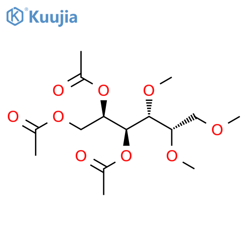 D-GALACTITOL, 1,2,3-TRI-O-METHYL-, TRIACETATE structure