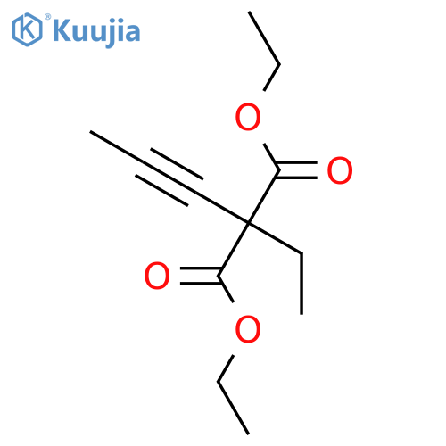 Propanedioic acid, ethyl-2-propynyl-, diethyl ester structure