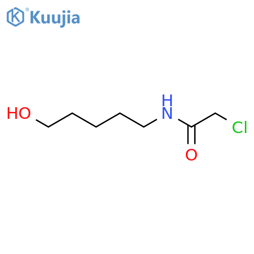 ACETAMIDE, 2-CHLORO-N-(5-HYDROXYPENTYL)- structure