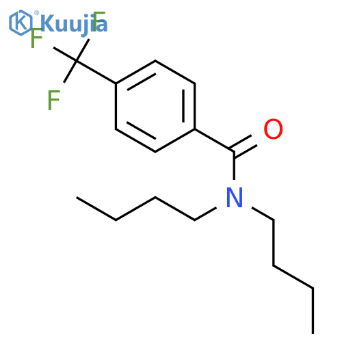 BENZAMIDE, N,N-DIBUTYL-4-(TRIFLUOROMETHYL)- structure