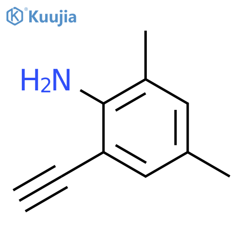 Benzenamine, 2-ethynyl-4,6-dimethyl- structure