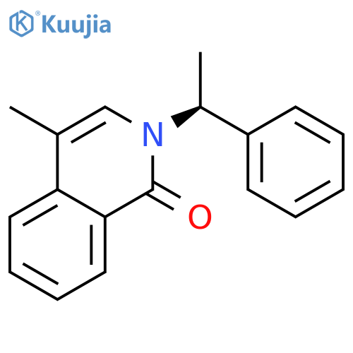 1(2H)-Isoquinolinone, 4-methyl-2-[(1S)-1-phenylethyl]- structure