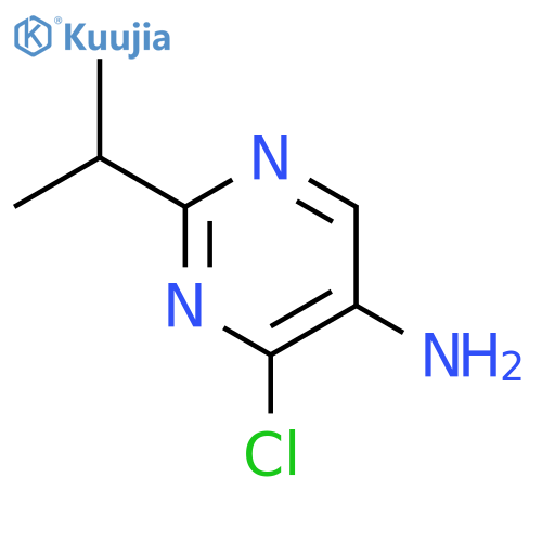 4-Chloro-2-isopropylpyrimidin-5-amine structure