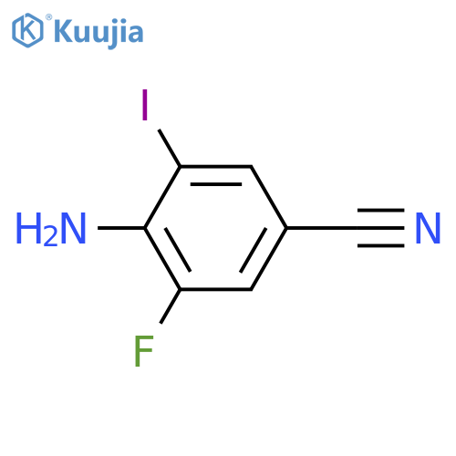 4-Amino-3-fluoro-5-iodobenzonitrile structure
