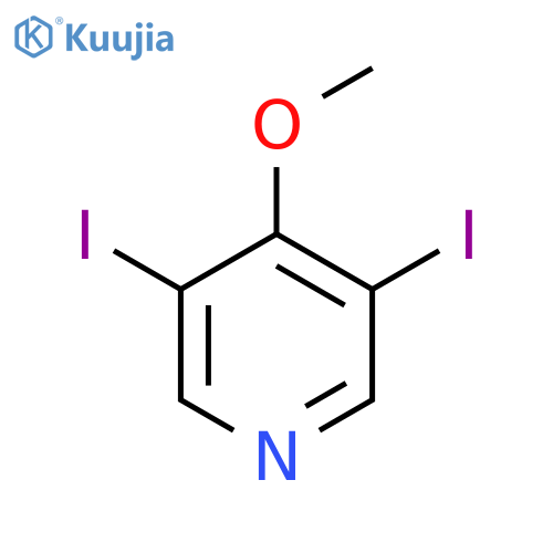 3,5-Diiodo-4-methoxypyridine structure