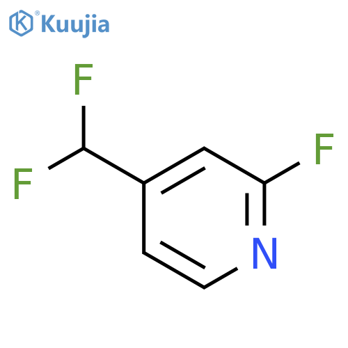 4-(Difluoromethyl)-2-fluoropyridine structure