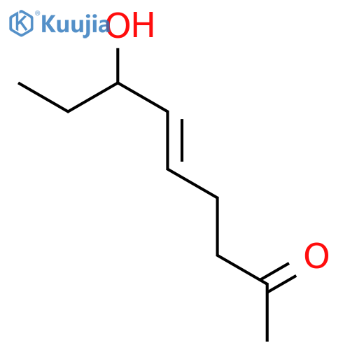 5-NONEN-2-ONE, 7-HYDROXY-, (5E)- structure