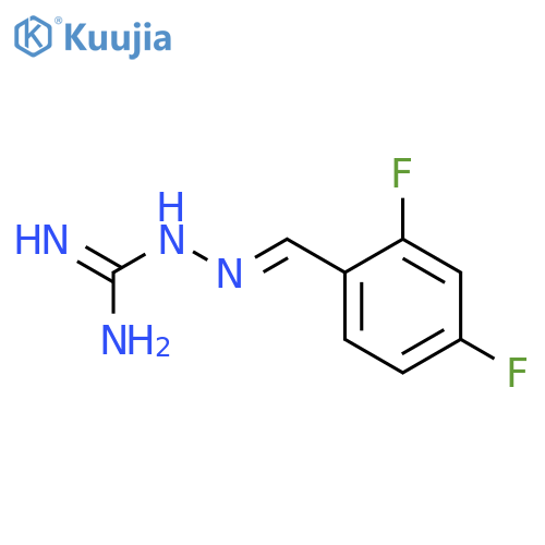 Hydrazinecarboximidamide, 2-[(2,4-difluorophenyl)methylene]- structure