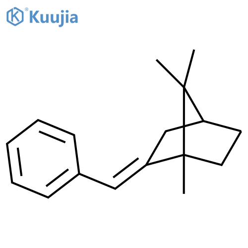 Bicyclo[2.2.1]heptane,1,7,7-trimethyl-2-(phenylmethylene)- structure