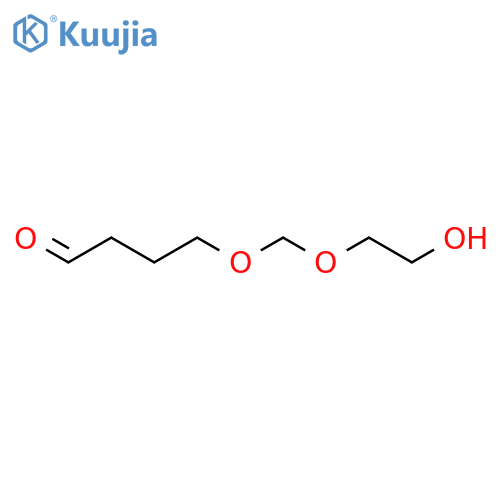 Butanal, 4-[(2-hydroxyethoxy)methoxy]- structure