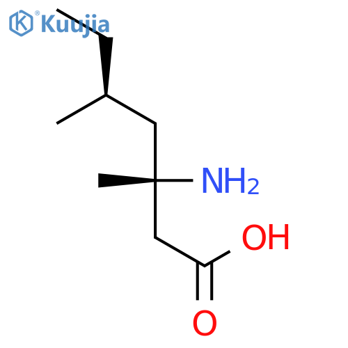 Heptanoic acid, 3-amino-3,5-dimethyl-, (3S,5S)- structure