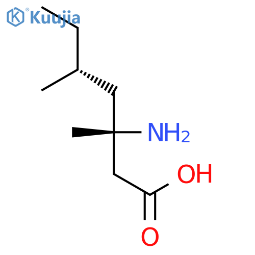 Heptanoic acid, 3-amino-3,5-dimethyl-, (3S,5R)- structure