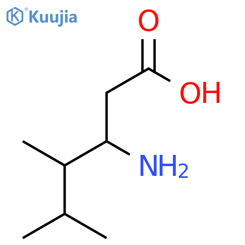 3-amino-4,5-dimethylhexanoic acid structure