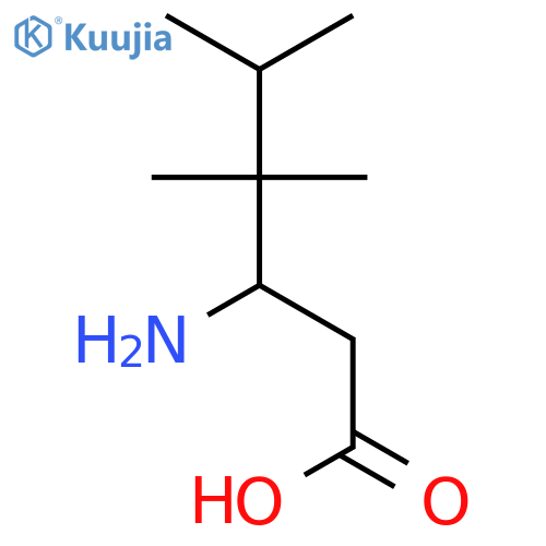 HEXANOIC ACID, 3-AMINO-4,4,5-TRIMETHYL- structure
