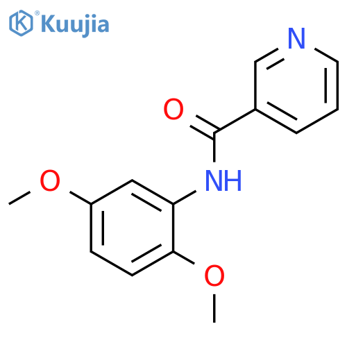 N-(2,5-dimethoxyphenyl)nicotinamide structure