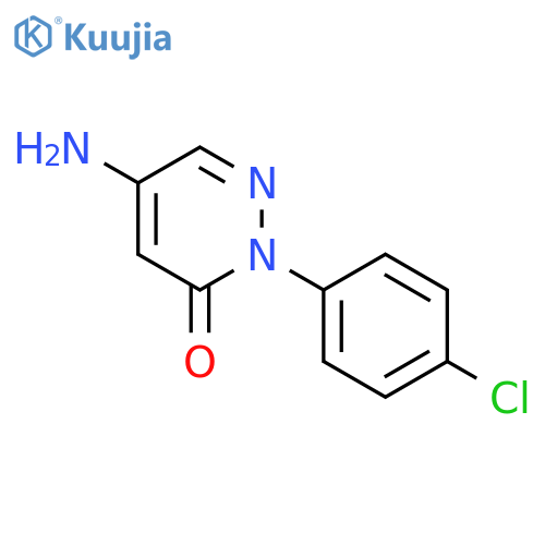 5-Amino-2-(4-chlorophenyl)pyridazin-3(2H)-one structure