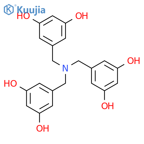 1,3-Benzenediol, 5,5',5''-[nitrilotris(methylene)]tris- structure