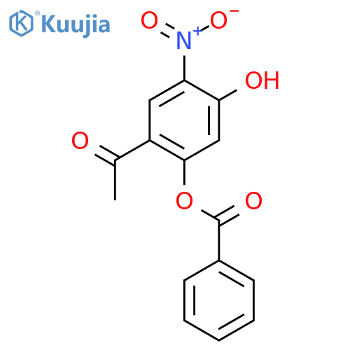 Ethanone, 1-[2-(benzoyloxy)-4-hydroxy-5-nitrophenyl]- structure