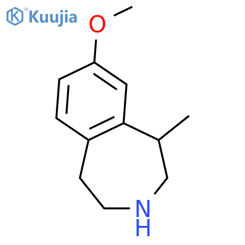 7-methoxy-5-methyl-2,3,4,5-tetrahydro-1H-3-benzazepine structure