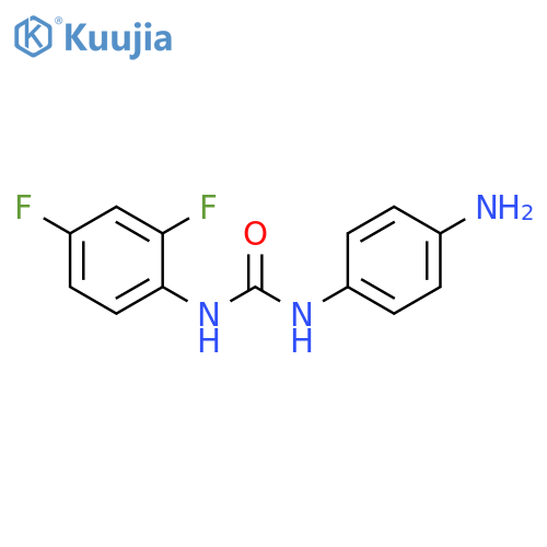 Urea, N-(4-aminophenyl)-N'-(2,4-difluorophenyl)- structure