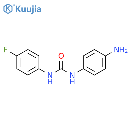 Urea, N-(4-aminophenyl)-N'-(4-fluorophenyl)- structure