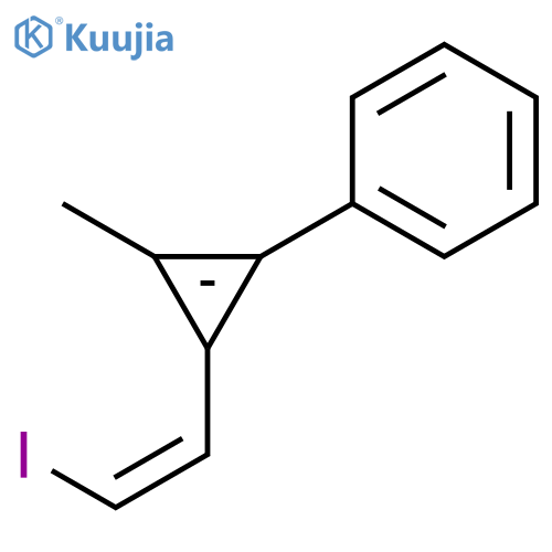 Benzene, [3-[(1Z)-2-iodoethenyl]-2-methyl-1-cyclopropen-1-yl]- structure