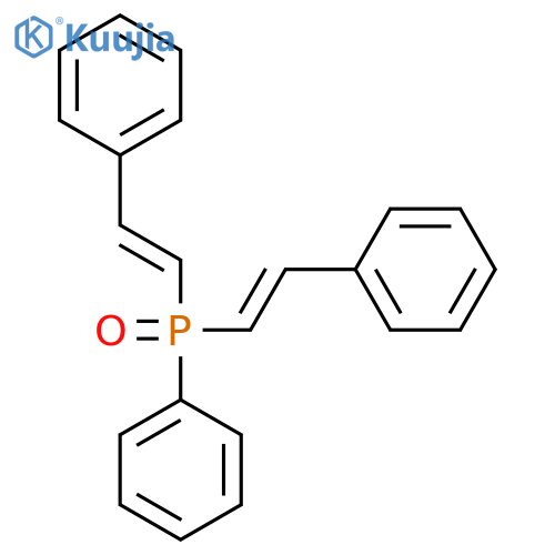 PHOSPHINE OXIDE, PHENYLBIS[(1E)-2-PHENYLETHENYL]- structure