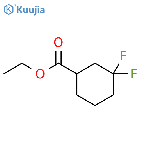 ethyl 3,3-difluorocyclohexanecarboxylate structure