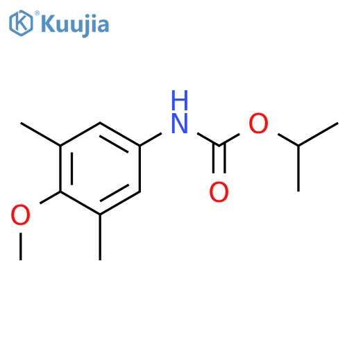 Carbamic acid, (4-methoxy-3,5-dimethylphenyl)-, 1-methylethyl ester structure