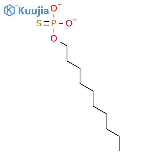 Phosphorothioic acid, O-decyl ester structure