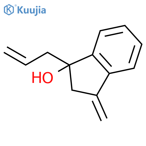 1H-INDEN-1-OL, 2,3-DIHYDRO-3-METHYLENE-1-(2-PROPENYL)- structure