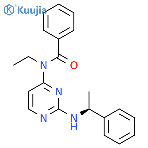 BENZAMIDE, N-ETHYL-N-[2-[[(1S)-1-PHENYLETHYL]AMINO]-4-PYRIMIDINYL]- structure
