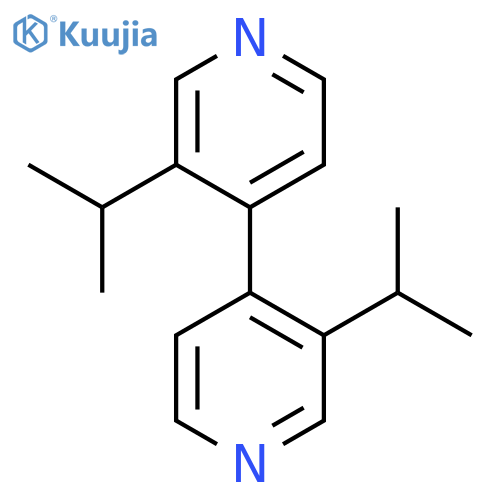 4,4'-BIPYRIDINE, 3,3'-BIS(1-METHYLETHYL)- structure