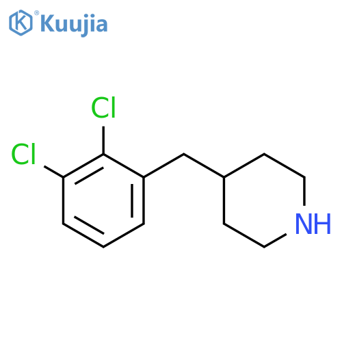 4-(2,3-dichlorophenyl)methylpiperidine structure
