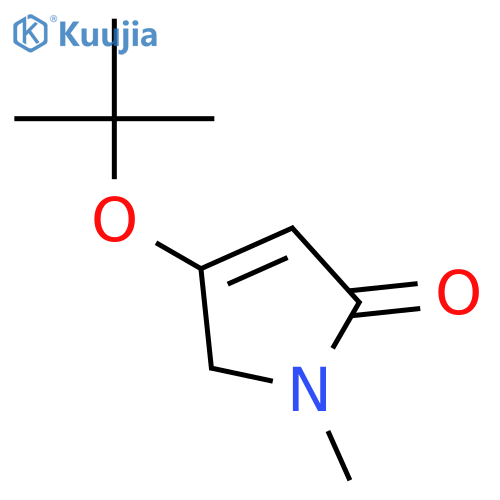 2H-PYRROL-2-ONE, 4-(1,1-DIMETHYLETHOXY)-1,5-DIHYDRO-1-METHYL- structure