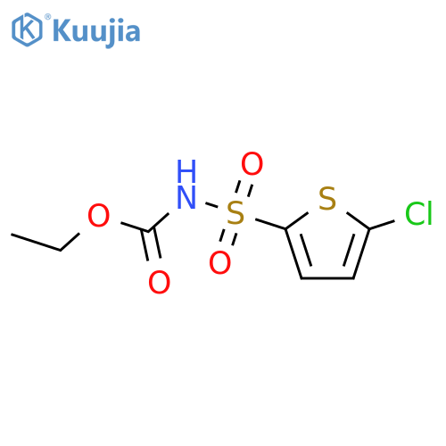 Carbamic acid,N-[(5-chloro-2-thienyl)sulfonyl]-, ethyl ester structure