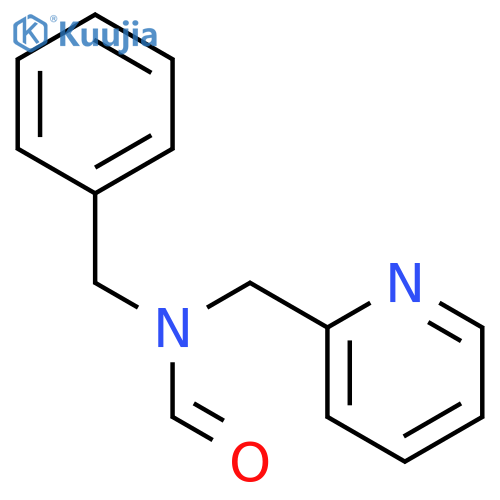 Formamide, N-(phenylmethyl)-N-(2-pyridinylmethyl)- structure
