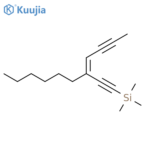 SILANE, [(3Z)-3-(2-BUTYNYLIDENE)-1-NONYNYL]TRIMETHYL- structure