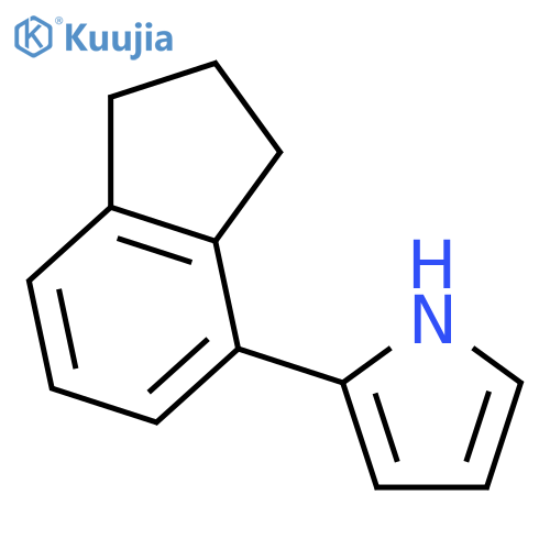1H-PYRROLE, 2-(2,3-DIHYDRO-1H-INDEN-4-YL)- structure
