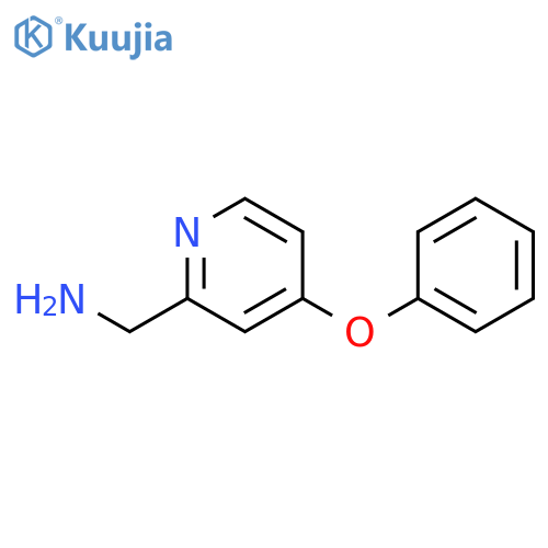 2-Pyridinemethanamine, 4-phenoxy- structure