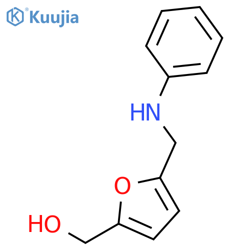 {5-(phenylamino)methylfuran-2-yl}methanol structure