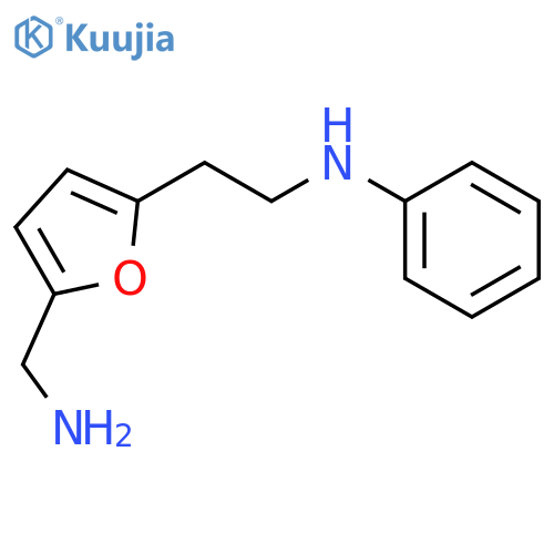 2-FURANETHANAMINE, 5-(AMINOMETHYL)-N-PHENYL- structure