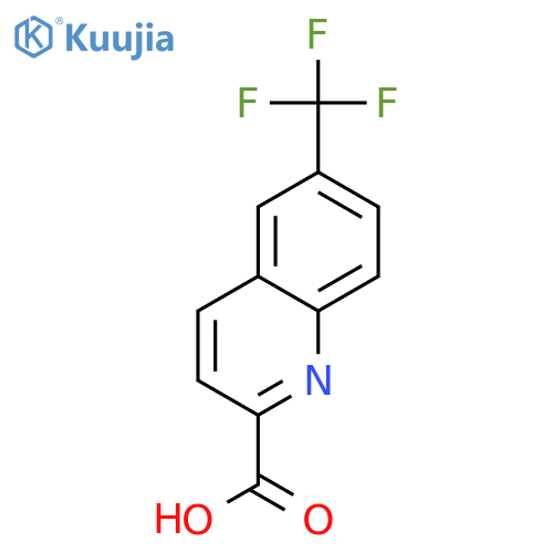 6-(Trifluoromethyl)quinoline-2-carboxylic acid structure