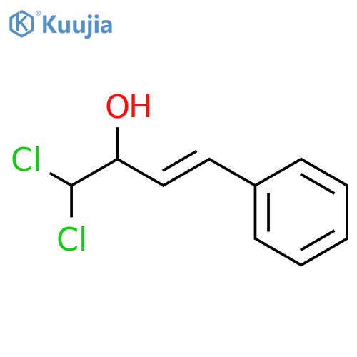 3-Buten-2-ol, 1,1-dichloro-4-phenyl-, (E)- structure