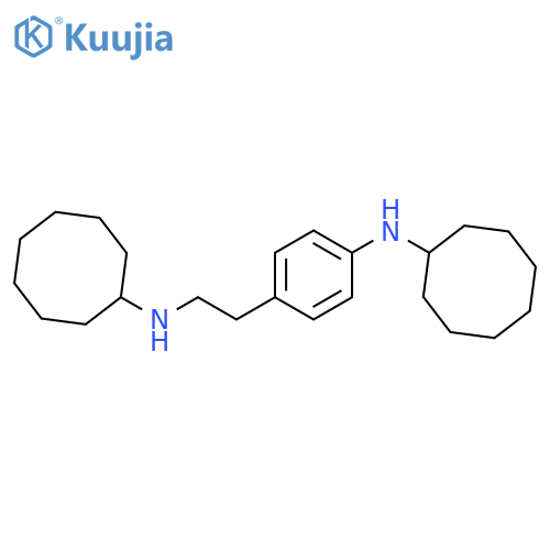 Cyclooctanamine, N-[4-[2-(cyclooctylamino)ethyl]phenyl]- structure