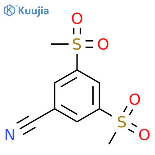 3,5-Bis(methylsulfonyl)benzonitrile structure